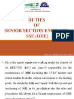 A-Duties of SSE and JE (OHE)