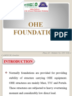 B-Foundations For OHE Structures