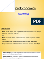 MicroEconomics (WAGES)