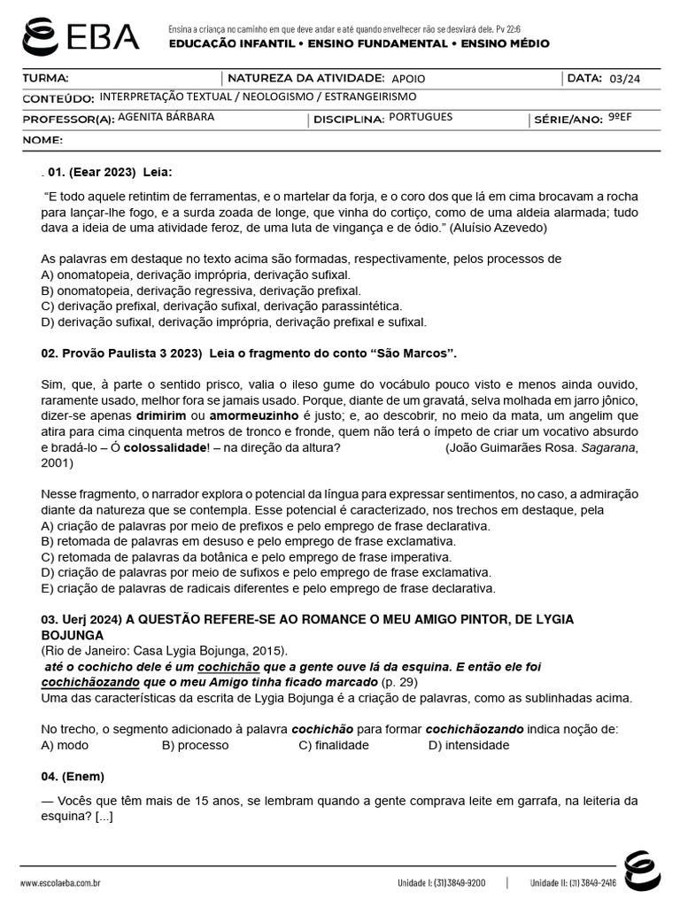 Mohrlwpw 6 Gqbi 6 HJFP 0 Wac 5 Ws 5 K 1 HC PDF Leite Gramática