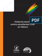 Violencia en Estudiantes LGBT en México (CNDH)