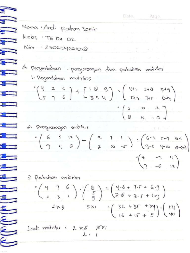 Catatan Matematik | PDF
