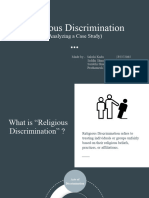 Religious Discrimination Case Study