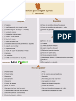 Checklist de Malas para Praia Feminino