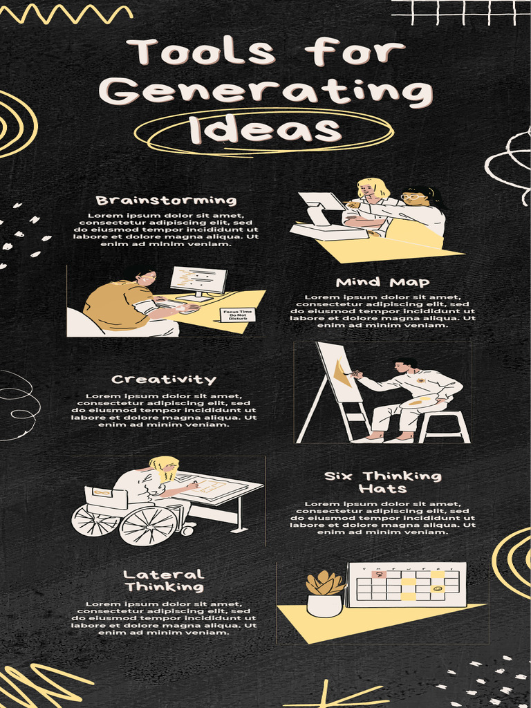 Black Doodle Tools for Generating Ideas Infographic_20240313_194154 ...