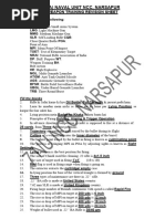 Weapon Training Revision Sheet