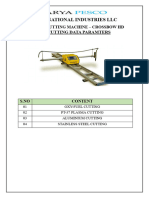 ESAB Plasma Cutting Data