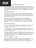 Umbrella Thesis Examples