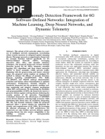 Enhanced Anomaly Detection Framework For 6G Software-Defined Networks: Integration of Machine Learning, Deep Neural Networks, and Dynamic Telemetry