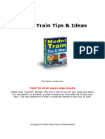 Model Train Tips Ideas