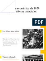La Crisis Económica de 1929 y Sus Efectos