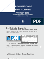 Slide 03ago - Gerenciamento de Obras Com o Ms Project 2016