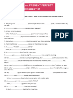 SimplePast PresentPerfect Worksheet01