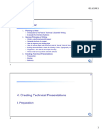 Technical Scientific Writing - Lecture 8 - Technical Presentations