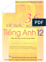 36 Đề Trắc Nghiệm Tiếng Anh 12 (NXB Đại Học Quốc Gia 2005) - Vĩnh Bá, 208 Trang