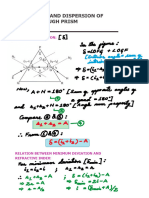 Refraction and Dispersion Through Prism