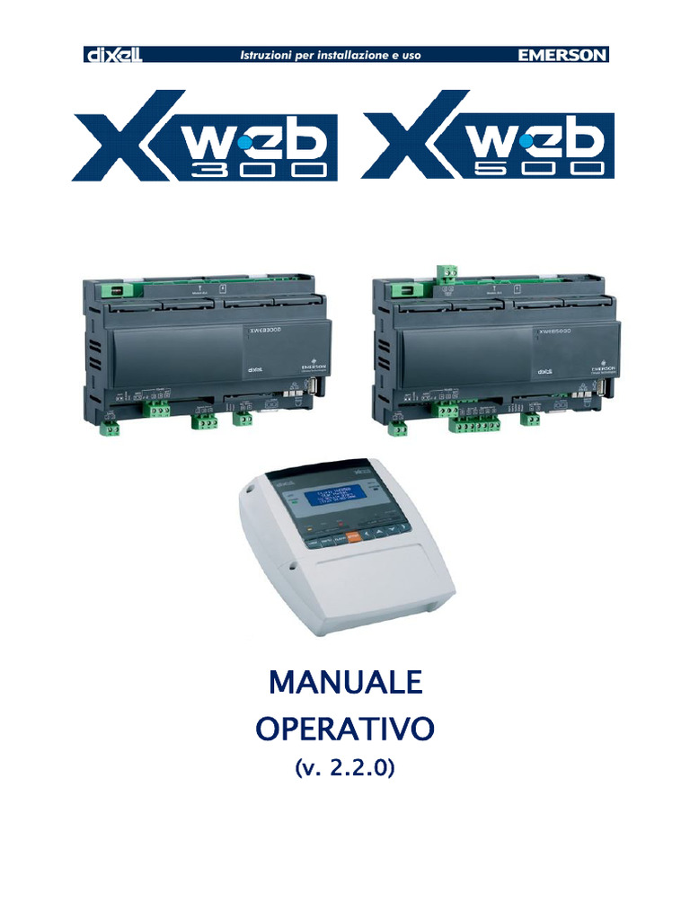 Dixel XWeb Operation Manual | PDF