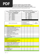 Balingasag North Evaluation Form 2022 Final Edited