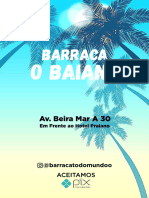 Barraca o Baiano Atualizado