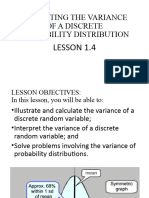 Computing The Variance of A Discrete Probability Distribution