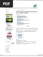 Download Install Windows XP using USB Flash Disk_ Flash Drive - Step by Step Guide by Rohit Nagpal SN71302784 doc pdf