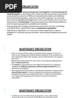 Lecture 2 Maintenance Organization