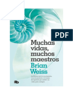 Muchas Vidas, Muchos Maestros by Brian Weiss