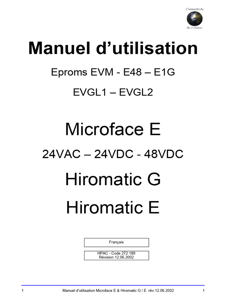 Armoire de Ventilation - Lieber Hiross - HIROMATIC | PDF | Connectique ...
