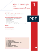 Introducción A La Psicología Comunitaria. Algunos Presupuestos Teóricos.