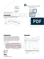 Excel Kısayollar Kitapcık