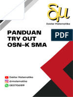 Panduan Try Out SMA 2024