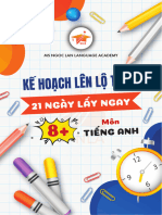 KẾ HOẠCH LÊN LỘ TRÌNH 21 NGÀY LẤY NGAY 8 TIẾNG ANH