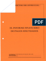 Informe Financiero de Pagos Efectuados