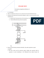 Power System Protection Exam 2022