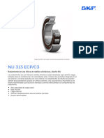 NU 313 ECP-C3 - Rodamientos de Rodillos Cilíndricos - SKF