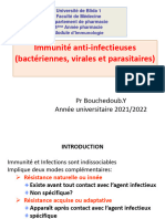 Immunité Anti - Infections 4ème Pharmacie 2021 2022