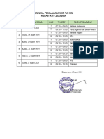 Jadwal Pts Dan Pat 2024