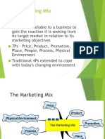 marketing mix