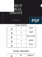 2 - Huruf Vokal Ibrani