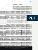 Horarios 2024 - Marvit School