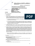 Órgano Resolutivo de Procedimientos Sumarísimos de Protección Al Consumidor Adscrito A La Oficina Regional Del Indecopi de Loreto