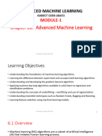 Advanced Machine Learning: Module-1