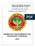 Normas de Funcionamento Das Delegacias Liturgicas