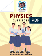 CUET PHYSICS 2024 Chapter Wise Based On Latest Pattern