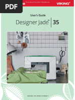 Husqvarna/Viking Designer Jade 35 Sewing Machine Instruction Manual