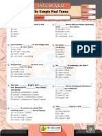 Quiz Past Simple Tense 2