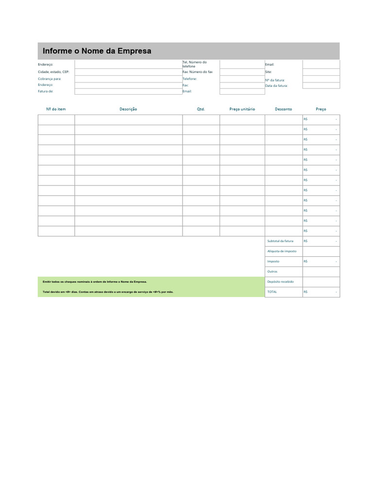 Modelo De Nota Fiscal Em Pdf Image To Umodelo De Nota De Entrega ...