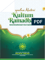 006 Materi Kultum Ramadhan MT PDM Bantul - Keutamaan Sedekah Di Bulan Ramadhan