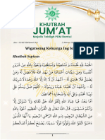 028 Khutbah Jumat BAHASA JAWA Majelis Tabligh PDM Bantul - Wigatosing Keluarga Ing Islam