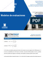 Cuadernillo Seminario Universitario - Modelos de Evaluaciones